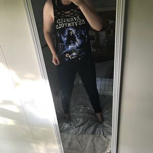 Avenged Sevenfold muscle shirt ripped